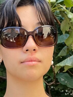 CHANEL Brown Gradient  Sunglasses AUTHENTIC